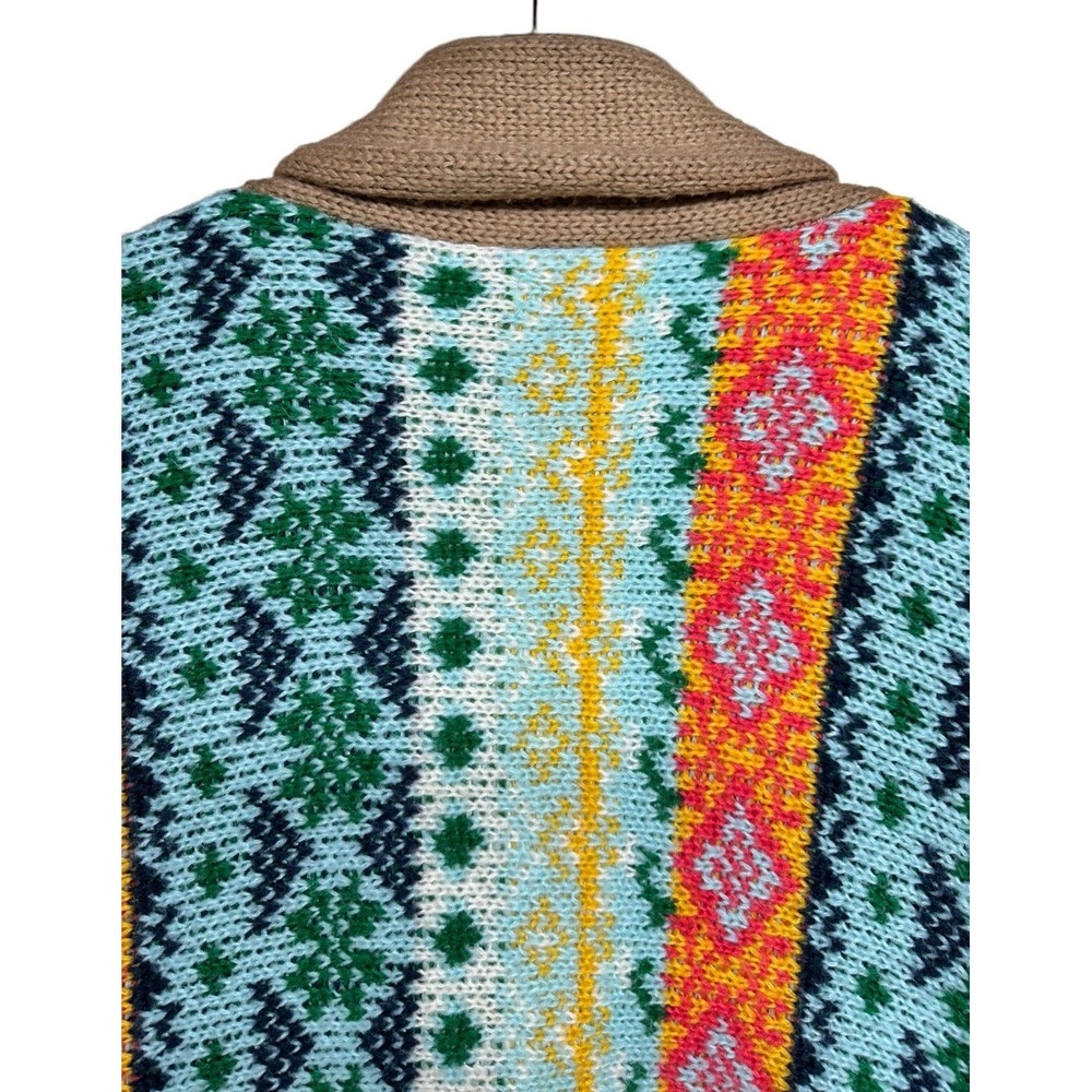 Anthropologie Carlotta Multicolored Shawl Cardigan Women's Size M/L - Picture 4 of 13